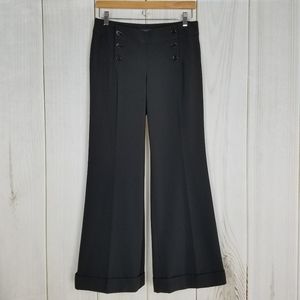 Express Career Black Sailor Button-up Pants